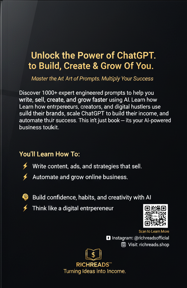 The Ultimate AI Command Bible to Build, Scale & Profit